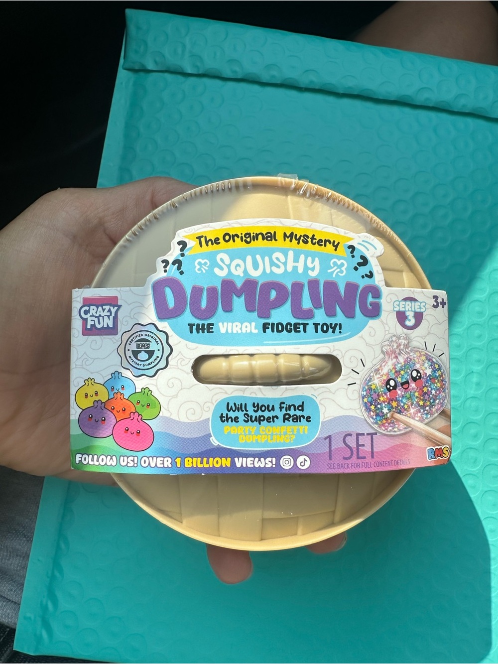 NEW Sealed Crazy Fun Squishy Dumpling Mystery Series 3 RMS Fidget Toy